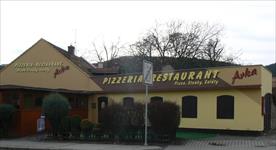 Pizzeria ARKA Brno - Jundrov - nátěr fasády a nápis